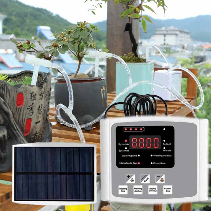 Smart Garden Technology - Automatic Solar Energy Drip Irrigation Device