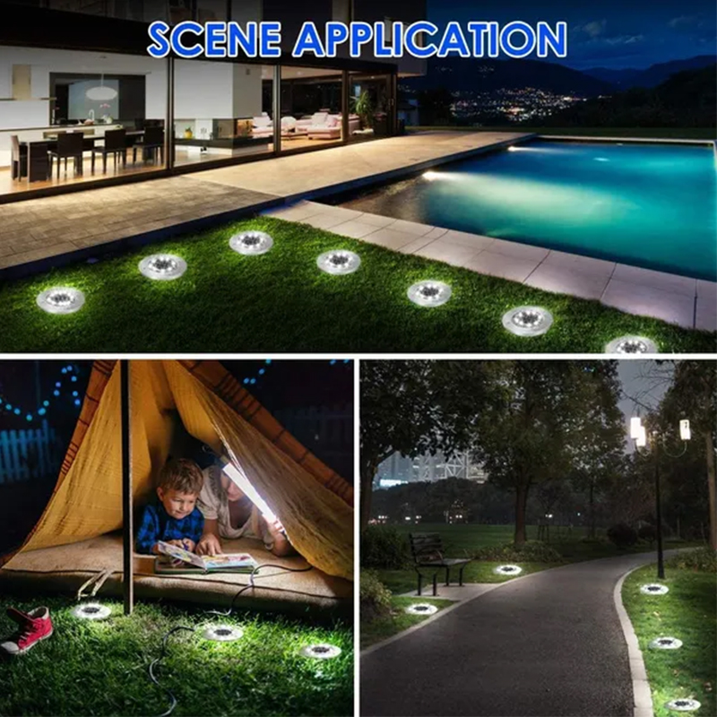 Solar Buried Ground Lights, 8/ - Smart Garden Solar Lights 评论和价格