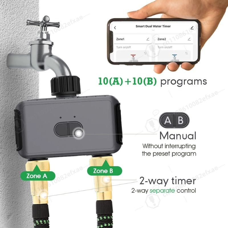 Dual Zone Smart WiFi Irrigatio - Smart Garden Zone 评论和价格