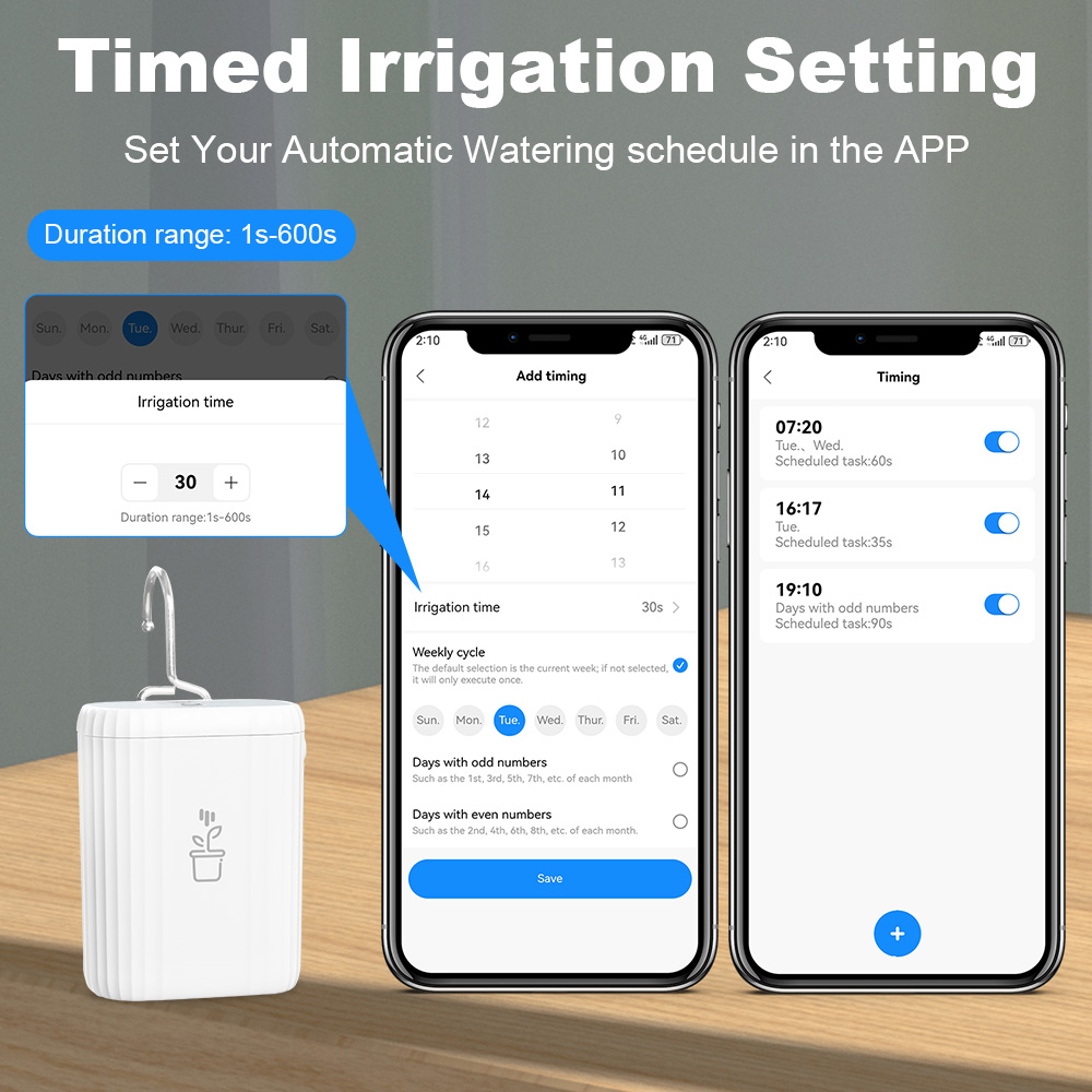 MANHOT WiFi Smart Watering Pum - Smart Garden Home Assistant 评论和价格