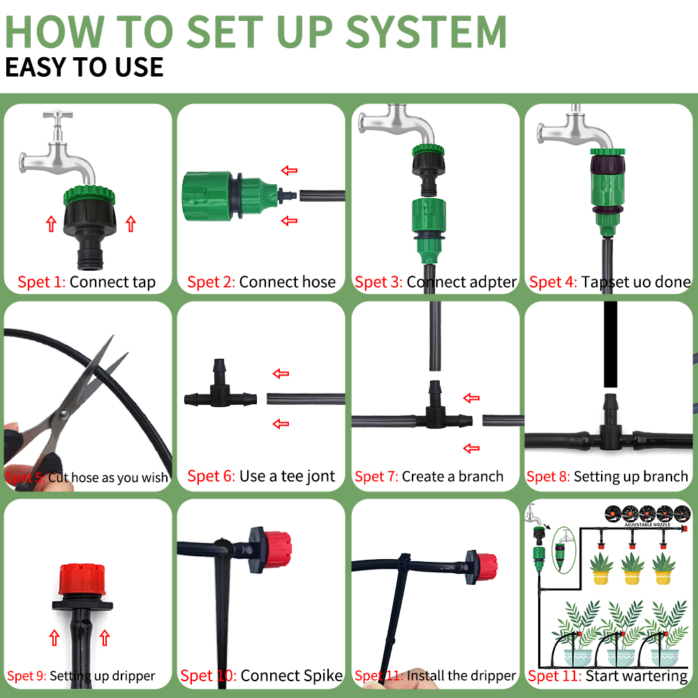 Micro Drip Irrigation System P - Smart Garden Technology 评论和价格