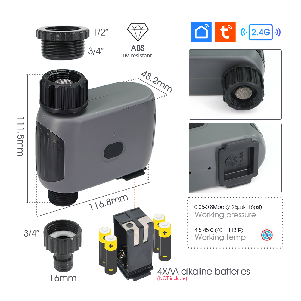 Tuya Smart Wifi Timer Misting  - Gardena Smart Irrigation Control 评论和价格