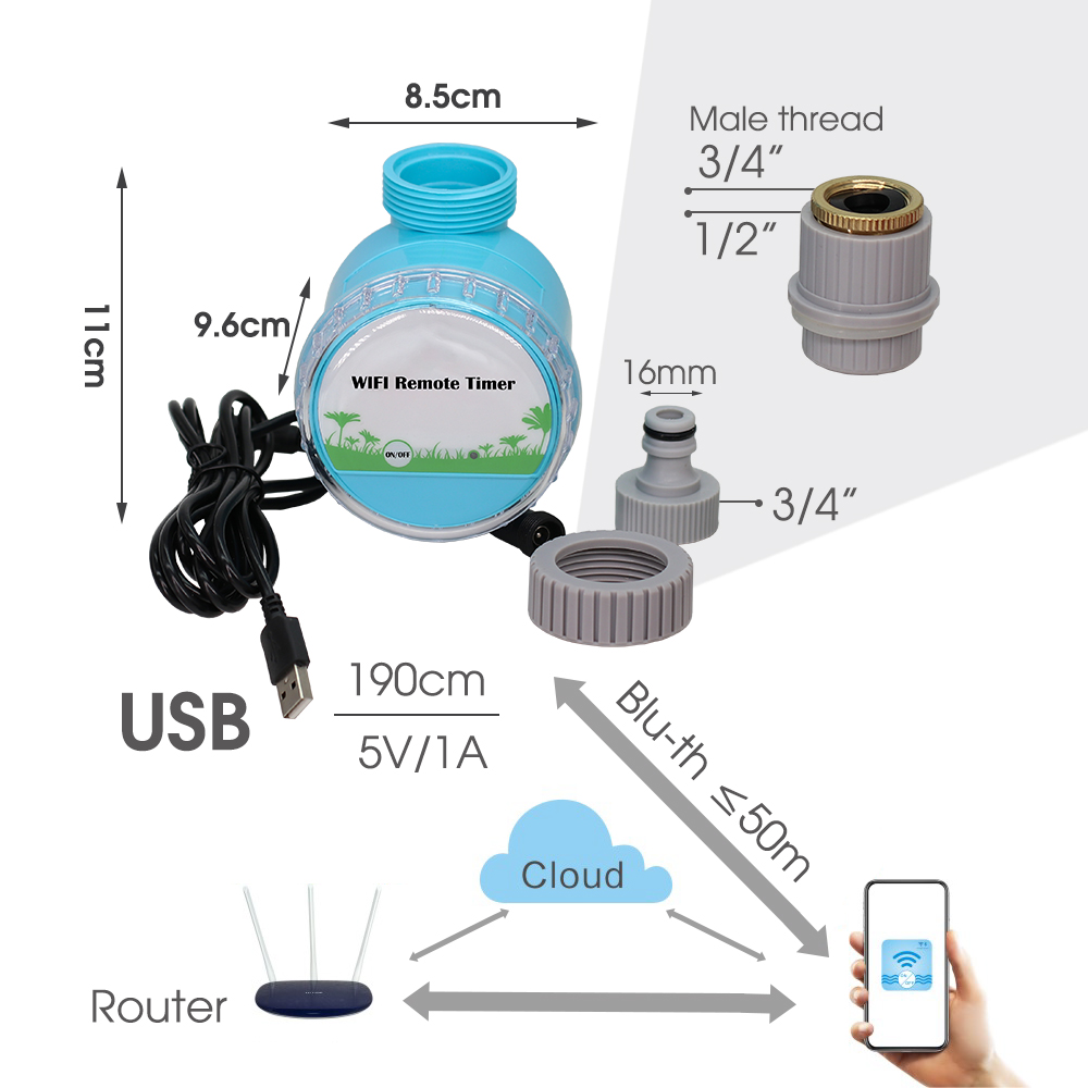30-50M Smart Garden Watering S - Smart Garden Sprinkler System 评论和价格
