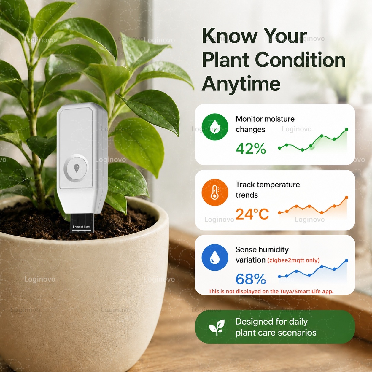 Zigbee Soil Sensor Temperature - Smart Garden Home Assistant 评论和价格