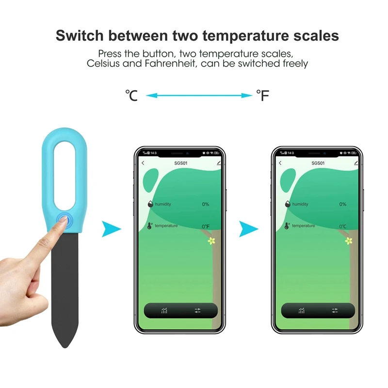 1PCS WiFi Zigbee Soil Sensor H - Smart Garden Home Assistant 评论和价格
