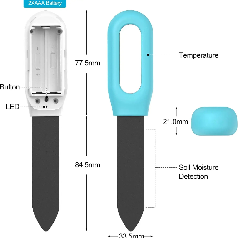 1PCS WiFi Zigbee Soil Sensor H - Smart Garden Home Assistant 评论和价格