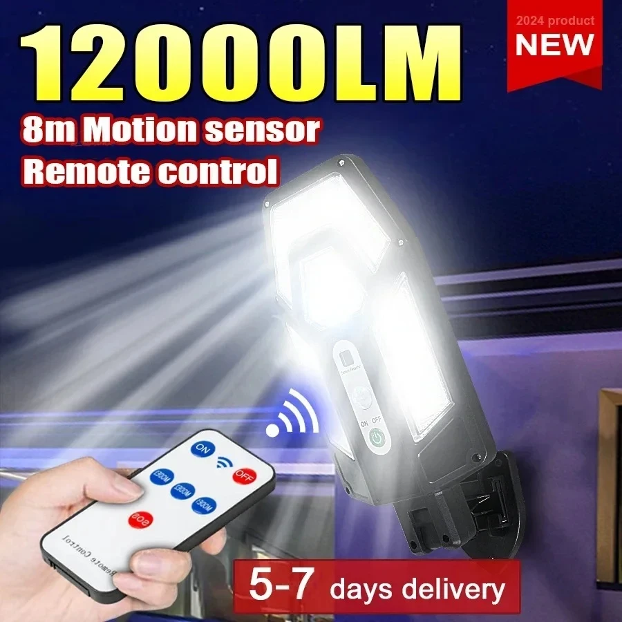 12000LM Powerful Solar Wall La - Smart Garden Solar Lights 评论和价格