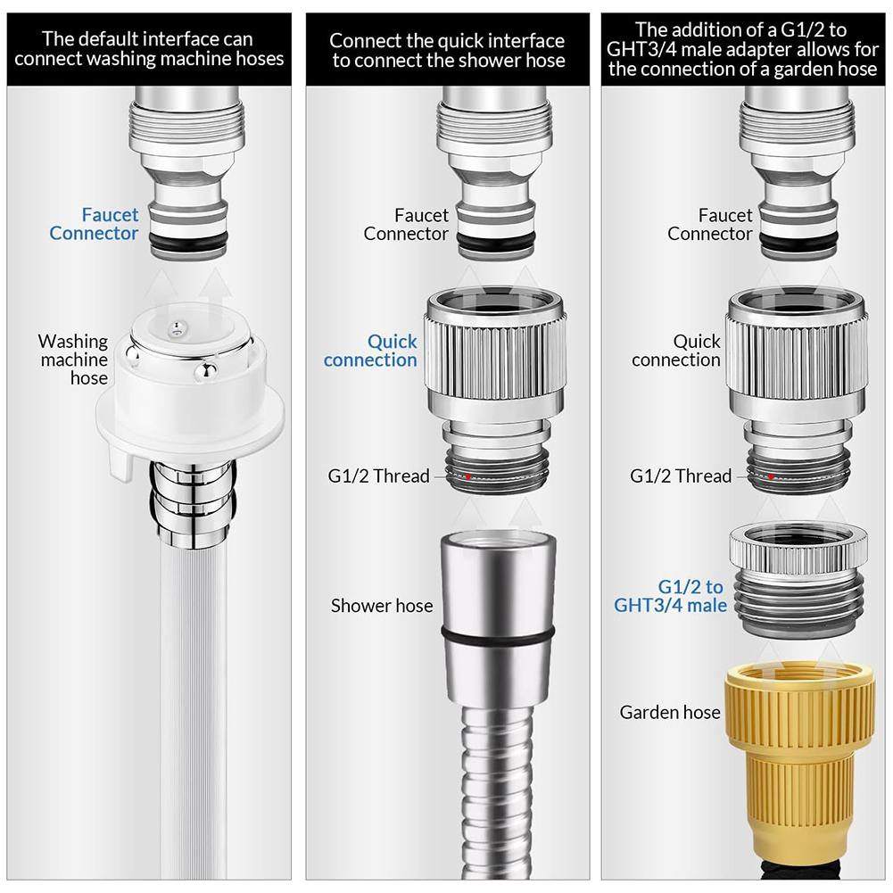 Faucet Adapter Set for Garden  - Smart Garden Water 评论和价格