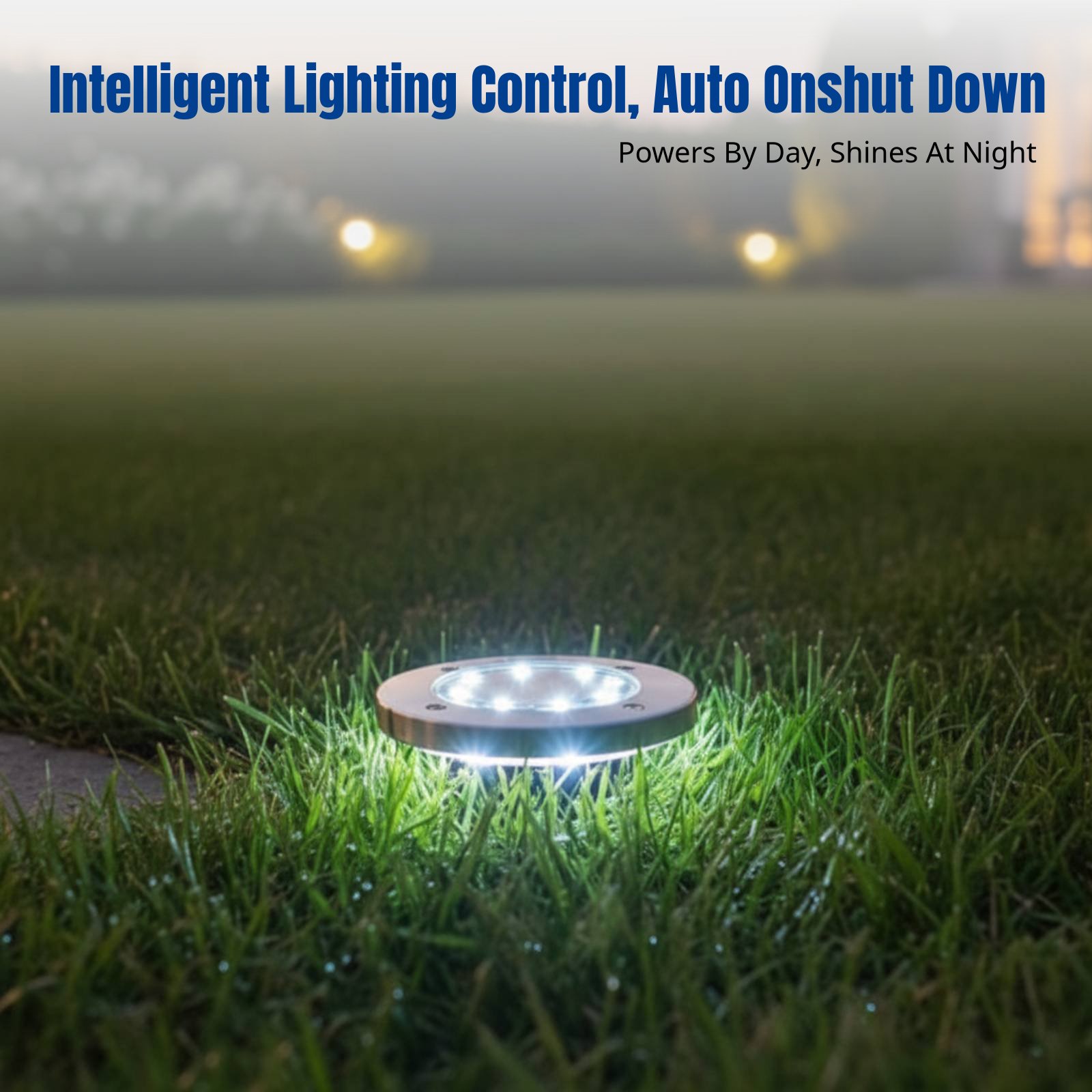 Solar Ground Light, LED Lawn L - Smart Garden Solar Lights 评论和价格