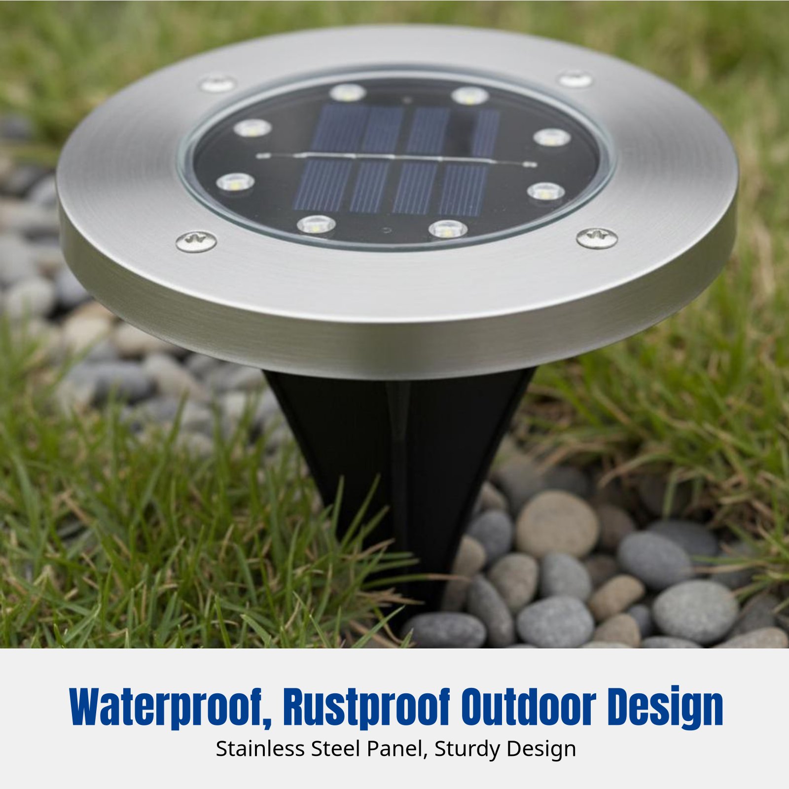 Solar Ground Light, LED Lawn L - Smart Garden Solar Lights 评论和价格
