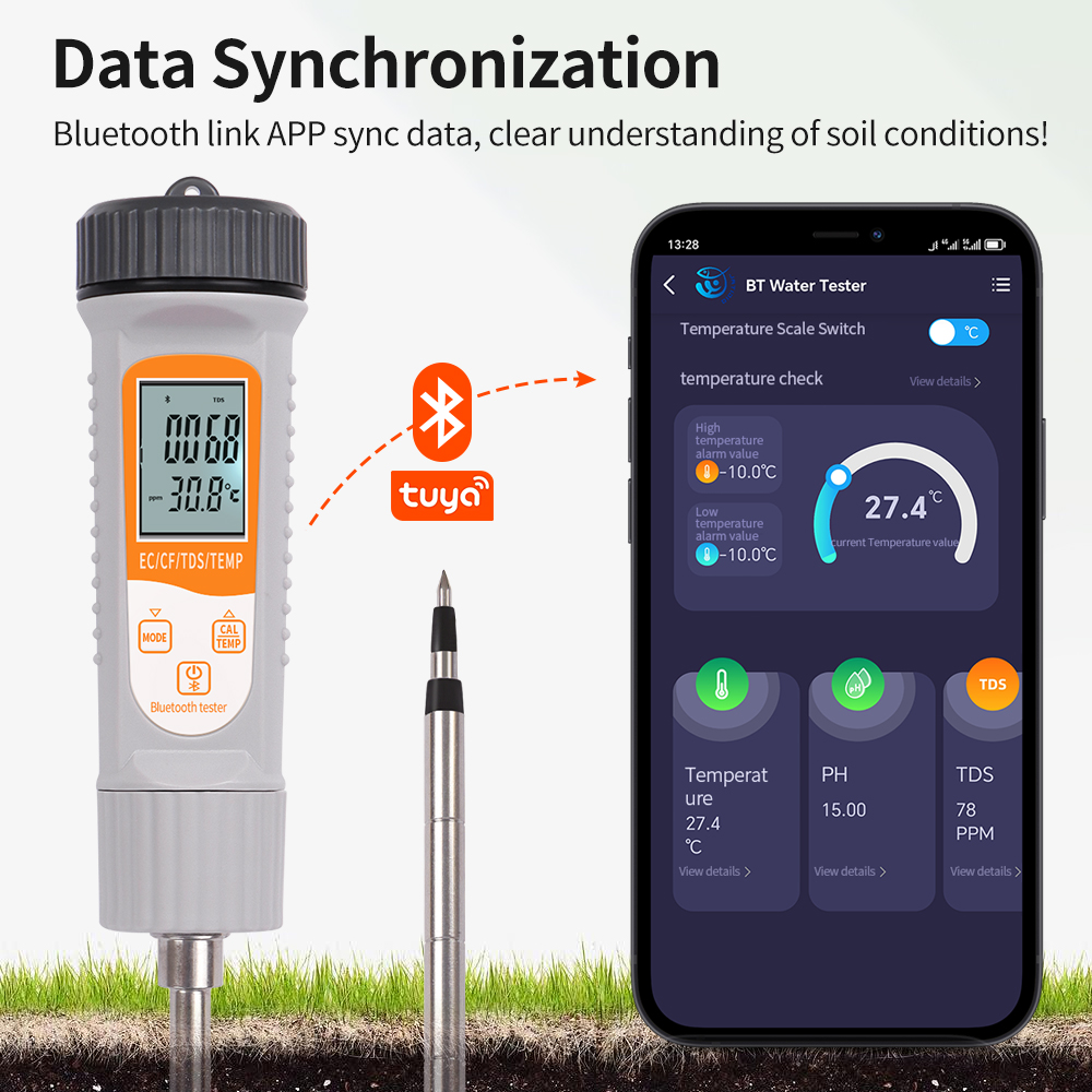 Bluetooth Soil Meter Multifunc - Smart Garden Nutrients 评论和价格