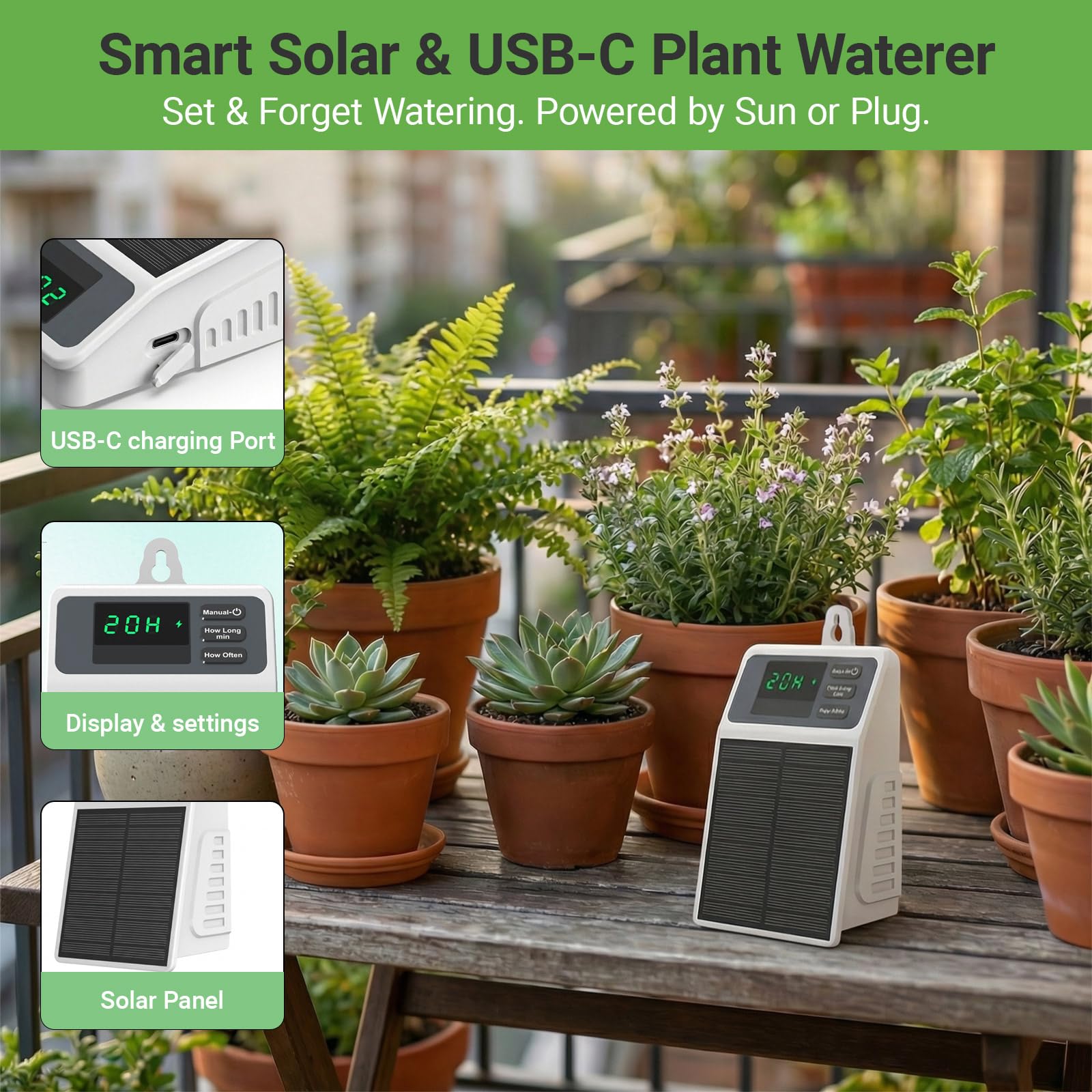 Upgraded Solar Drip Irrigation - Smart Garden Technology 评论和价格