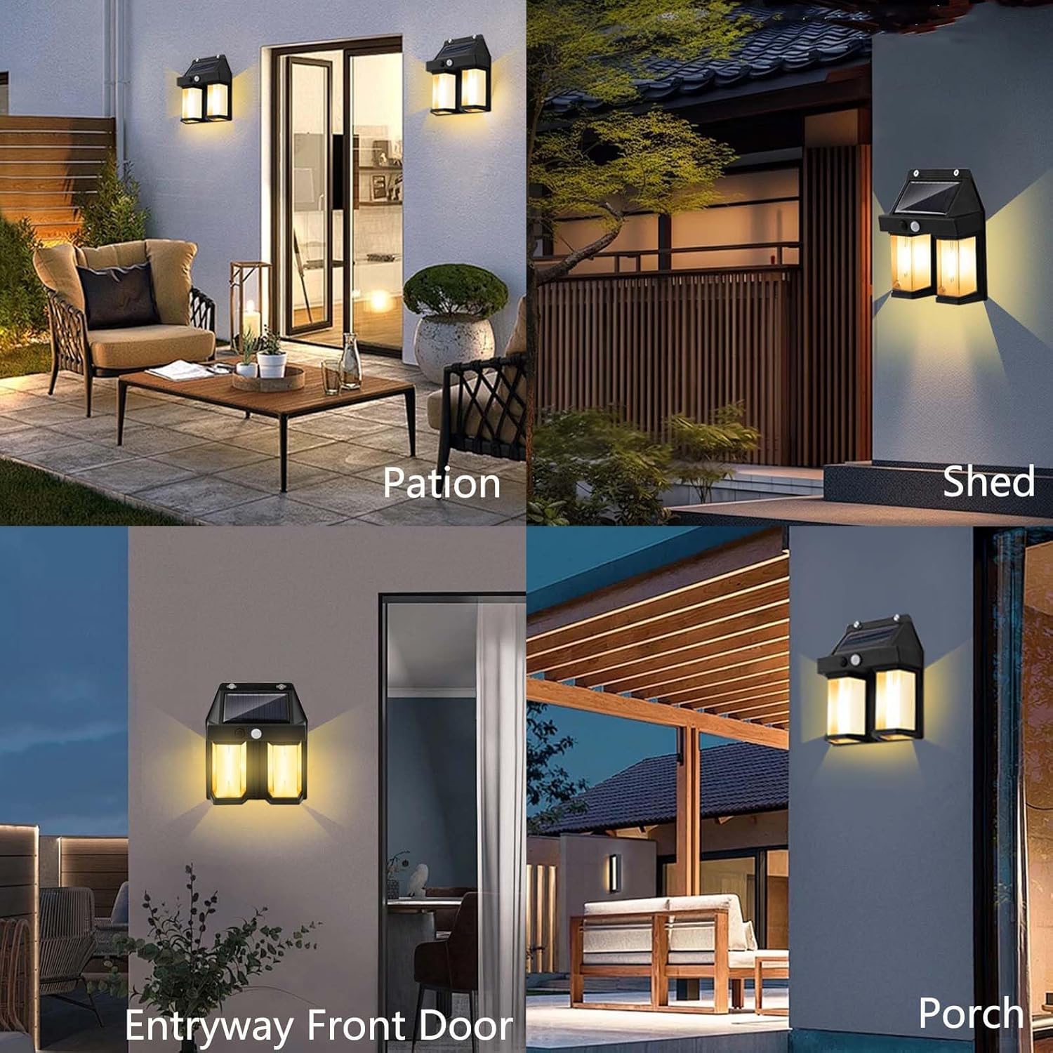 Solar Powered Wall Light Vinta - Smart Garden Solar Lights 评论和价格