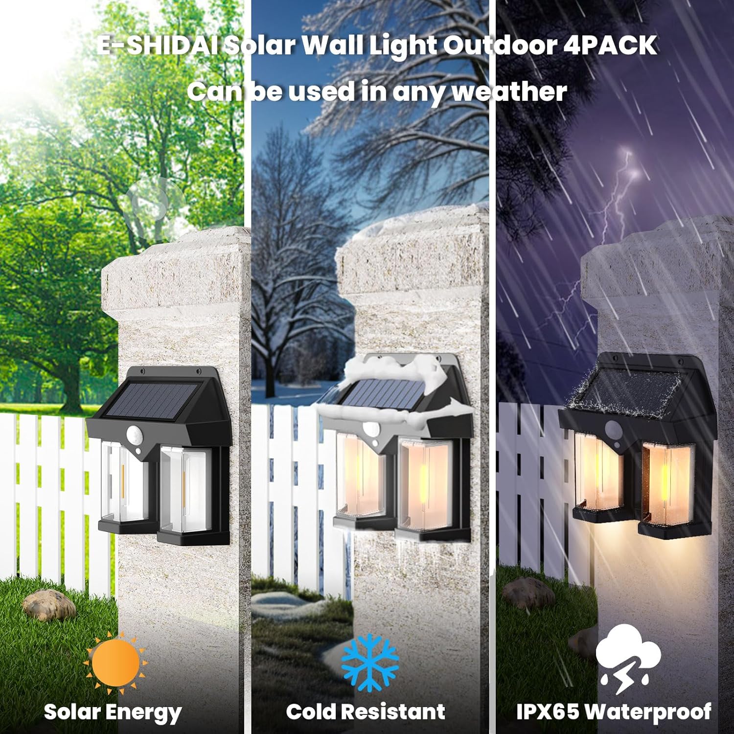 Solar Powered Wall Light Vinta - Smart Garden Solar Lights 评论和价格