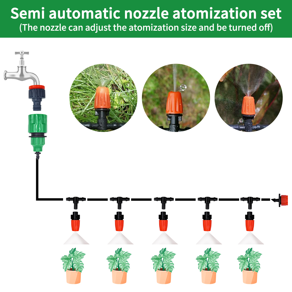 Fog Nozzles Irrigation Kit 5M- - Smart Garden Technology 评论和价格