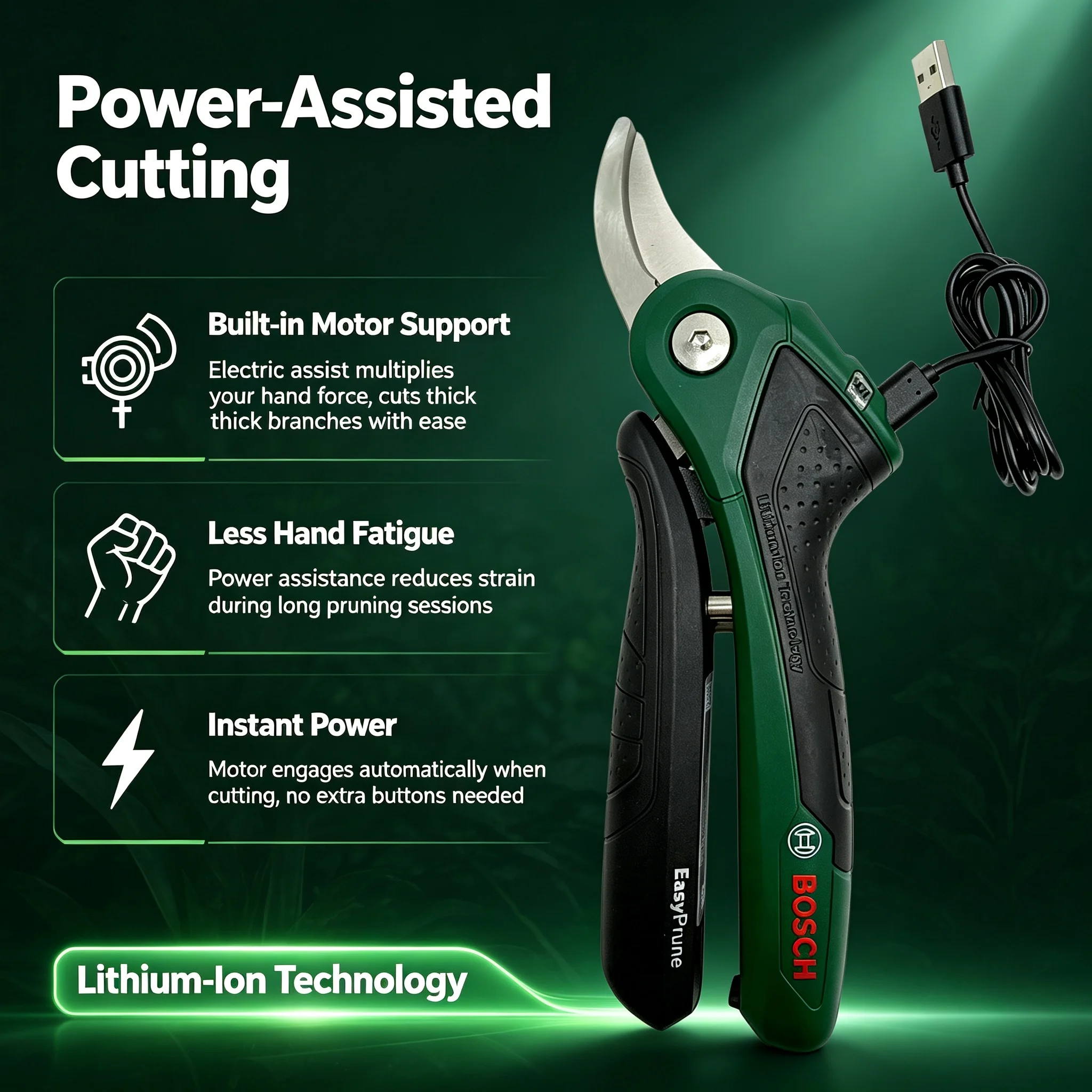 Bosch 3.6V Cordless Smart Prun - Smart Garden Bosch 评论和价格
