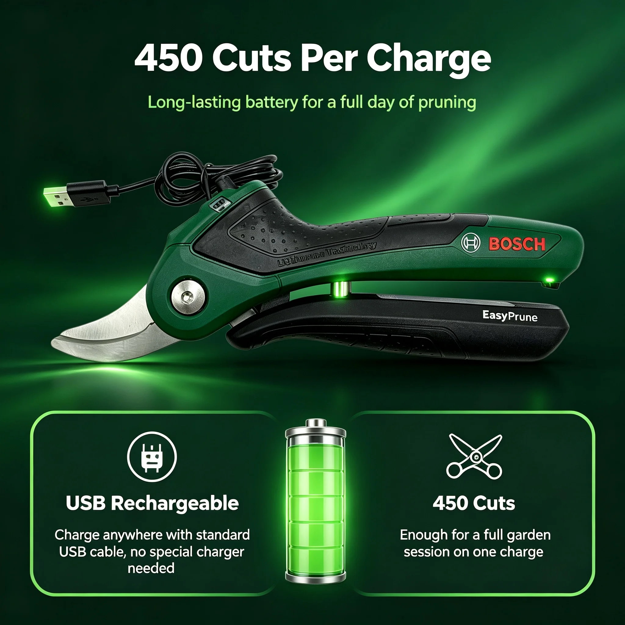 Bosch 3.6V Cordless Smart Prun - Smart Garden Bosch 评论和价格