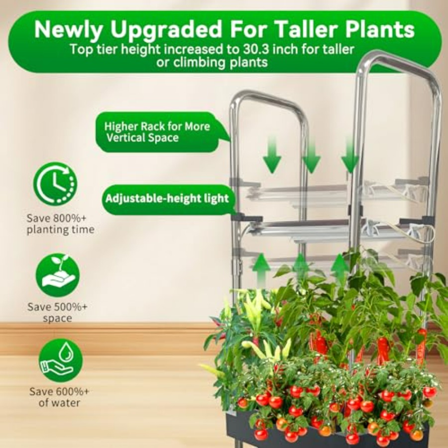 Indoor hydroponics growing sys - Smart Garden Water 评论和价格