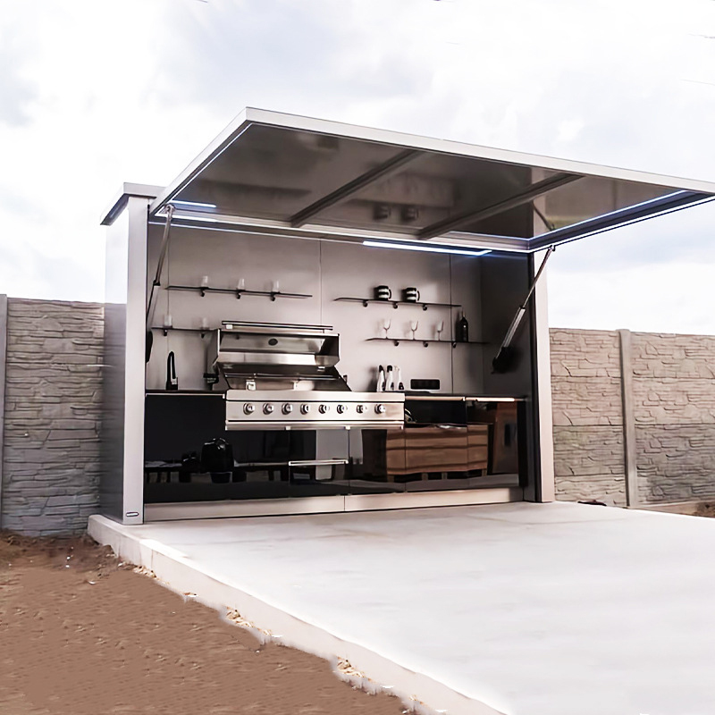 Outdoor folding kitchen integr - Smart Garden Mirrors 评论和价格