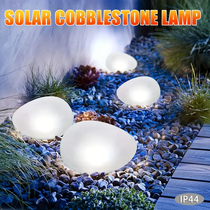 1/2Pack Solar Pebble Lights –  - Smart Garden Solar Lights 评论和价格