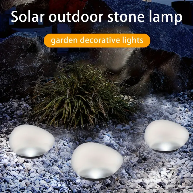 1/2Pack Solar Pebble Lights –  - Smart Garden Solar Lights 评论和价格