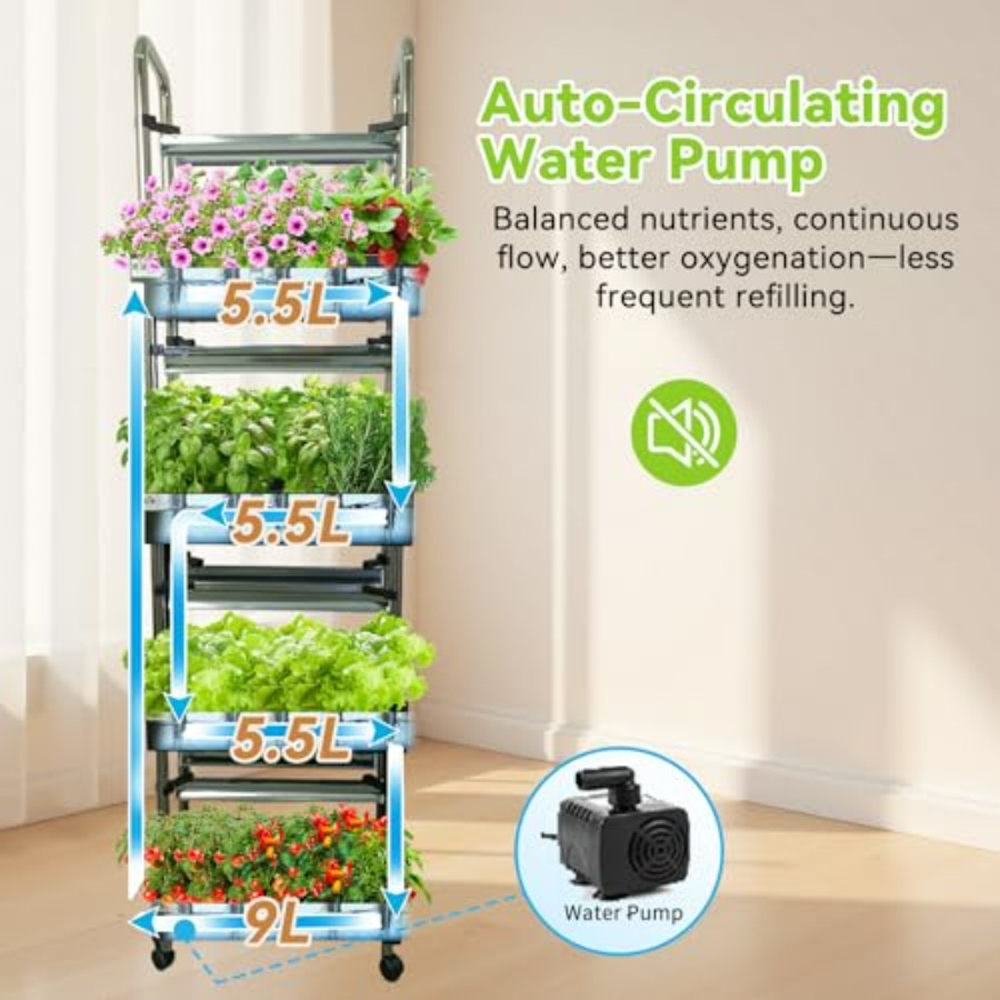 Indoor hydroponics growing sys - Smart Garden Water 评论和价格