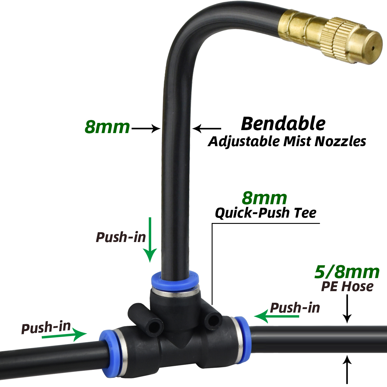 KESLA 5-30M Patio Garden 5/8mm - Smart Garden Sprinkler System 评论和价格