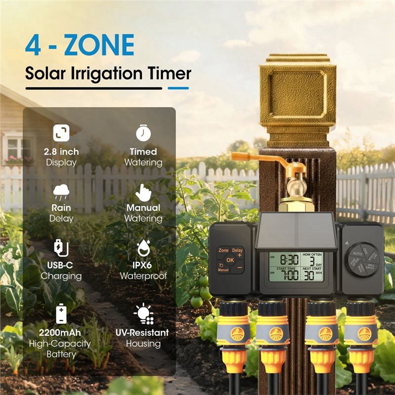 Solar Irrigation Timer For Gar - Smart Garden Zone 评论和价格
