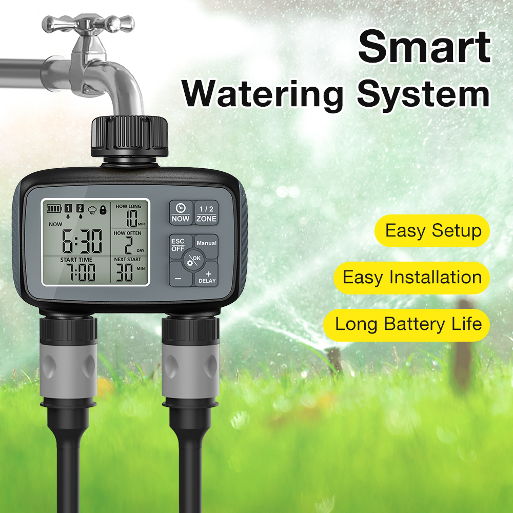Smart Water Timer 2-Zone Sprin - Smart Garden Zone 评论和价格