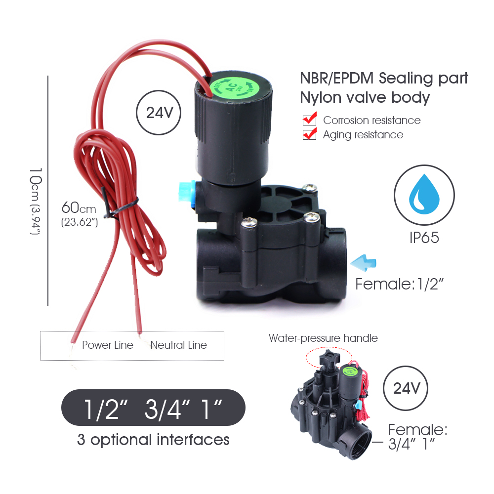 Garden Hose Solenoid Valve Con - Smart Garden Zone 评论和价格