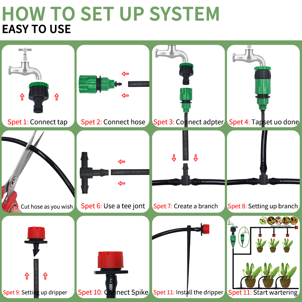 Micro Drip Irrigation System P - Smart Garden Technology 评论和价格